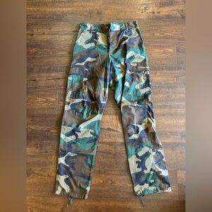 Camo Jogger-Type Pants